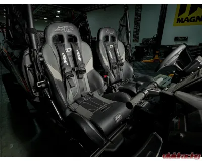 PRP Seats XCR Suspension Seat Black and Gray Kawasaki KRX - A8001-KAKRX-203