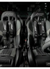 PRP Seats XCR Suspension Seats Kit Pair Black & Gray Polaris RZR PRO XP PRO R Turbo R                                     - A8001-PORXP-C79-203 - Image 2
