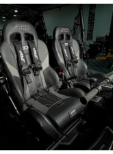 PRP Seats XCR Suspension Seats Kit Pair Black & Gray Polaris RZR PRO XP PRO R Turbo R                                     - A8001-PORXP-C79-203 - Image 5