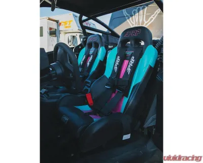 PRP Seats XCR Suspension Seats Kit Pair for Can-Am Maverick X3 2015-2024, Black - A8001-PORXP-C86-201