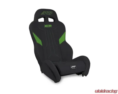 PRP Seats XCR Suspension Seat Black and Green - A8001-PORXP-W