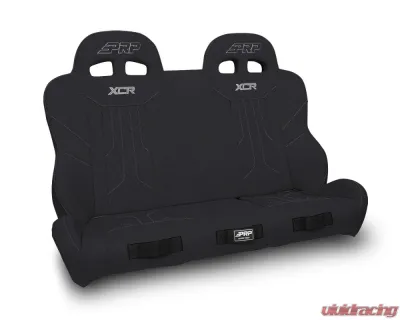 PRP Seats XCR Quick Release Rear Suspension Bench Seat Black Polaris RZR PRO XP4 PRO R4 Turbo R4 2020+ - A8201-PORXP-QR-201