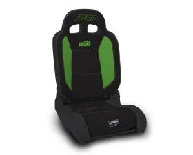 PRP Seats EnduroDaily Reclining Suspension Seat Black and Green Tweed Driver
