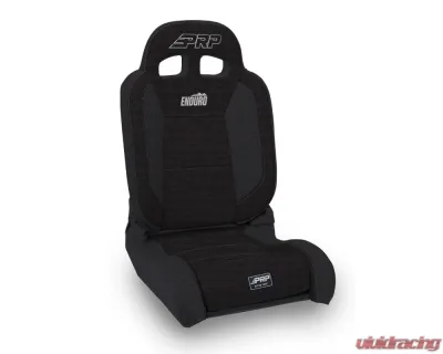 PRP Seats EnduroDaily Reclining Suspension Seat Black Tweed Driver - A8701044-50