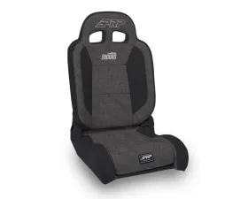 PRP Seats EnduroDaily Reclining Suspension Seat Black and Gray Tweed Passenger