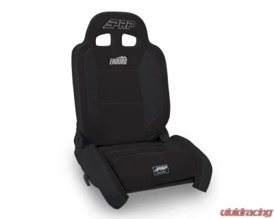 PRP Seats EnduroTrail Reclining Suspension Seat Black Suede Driver - A8801044-241
