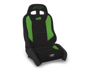 PRP Seats EnduroCrawl Reclining Suspension Seat Black and Green Tweed Driver