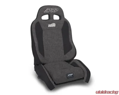 PRP Seats EnduroCrawl Reclining Suspension Seat Gray Tweed Driver - A9001044-54