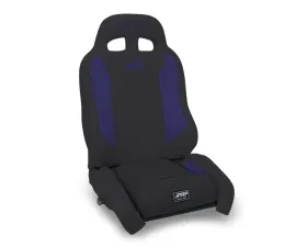 PRP Seats EnduroCrawl Reclining Suspension Seat Black and Purple Vinyl Passenger