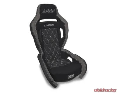 PRP Seats Contour UTV Suspension Seat Black and Gray - AU61001-PORXP-203