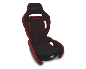 PRP Seats Contour UTV Suspension Seat Black and Red