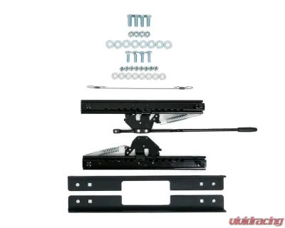 PRP Seats Universal Slider w/ 3" Short Angle Mount Kit Black - C13-3SHT-Black