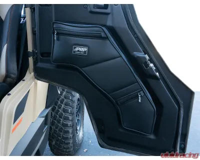 PRP Seats Rear Door Bags w/ Knee Pad Pair Polaris General 2016+ - E117-210