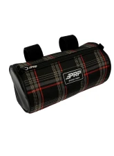 PRP Seats Buggy Bag 7" Round 13" Long Vinyl Coated Nylon Black and Red Plaid                                     - E13-317 - Image 2