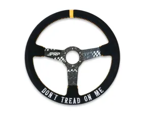 PRP Seats Don't Tread on Me Deep Dish Suede Steering Wheel 13
