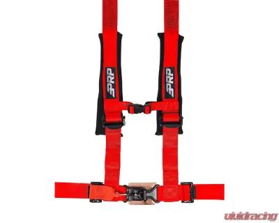 PRP Seats 4.2 Harness w/ Latch and Link Lap Belt Red - SB4.2LL-R