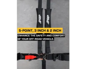 PRP Seats 5.3x2 Harness w/ Removable Pads on Shoulder Pull Up Lap Belts