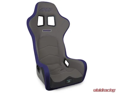 PRP Seats Shreddy Edition Alpha Composite Seat Extra Wide Gray and Purple - SHRDYA3902-07