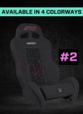 PRP Seats Shreddy Edition XCR Suspension Seat Cracked Black                                     - SHRDYA8001-PORXP-05 - Image 14