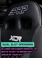 PRP Seats Shreddy Edition XCR Suspension Seat Cracked Black                                     - SHRDYA8001-PORXP-05 - Image 6