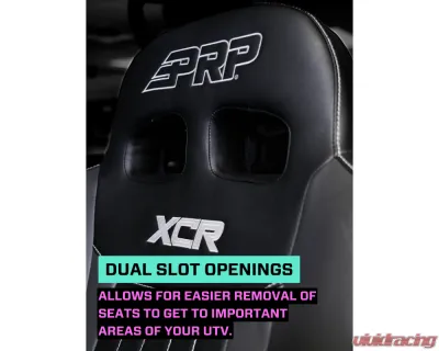 PRP Seats Shreddy Edition XCR Suspension Seat Cracked Black - SHRDYA8001-PORXP-05