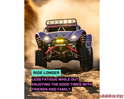 PRP Seats Shreddy Edition XCR Suspension Seat Cracked Black - SHRDYA8001-PORXP-05