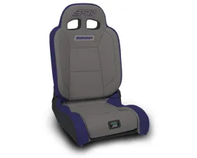 PRP Seats Shreddy Edition EnduroDaily Reclining Suspension Seat Gray and Purple Passenger