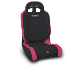 PRP Seats Shreddy Edition EnduroDaily Reclining Suspension Seat Black Pink and Teal Passenger