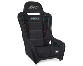 PRP Seats Shreddy Edition Podium Suspension Seat Cracked Black