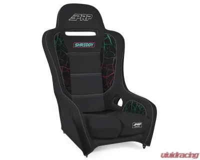 PRP Seats Shreddy Edition Podium Suspension Seat Cracked Black - SHRDYA9101-05