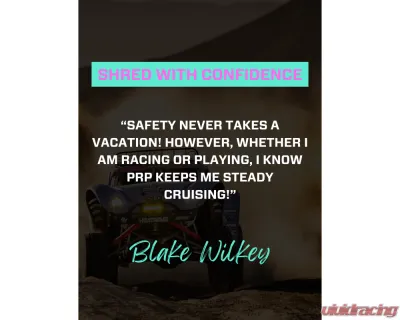 PRP Seats Shreddy Edition Podium Suspension Seat Cracked Black - SHRDYA9101-05