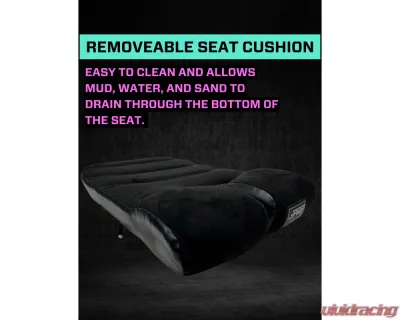 PRP Seats Shreddy Edition Podium Suspension Seat Cracked Black - SHRDYA9101-05