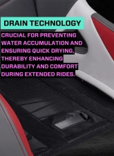 PRP Seats Shreddy Edition Podium Suspension Seat Cracked Black                                     - SHRDYA9101-05 - Image 5