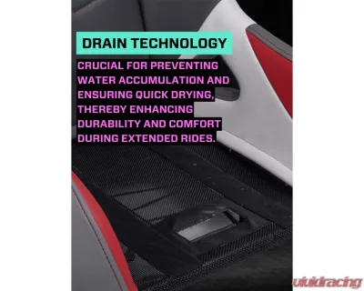 PRP Seats Shreddy Edition Podium Suspension Seat Cracked Black - SHRDYA9101-05