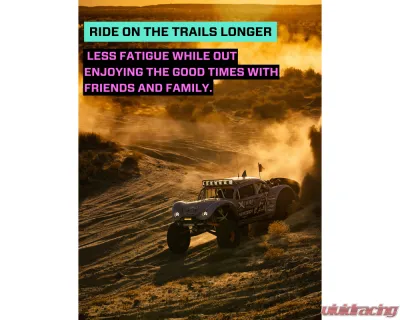 PRP Seats Shreddy Edition Podium Suspension Seat Cracked Black - SHRDYA9101-05