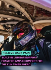 PRP Seats Shreddy Edition Podium Suspension Seat Cracked Black                                     - SHRDYA9101-05 - Image 9