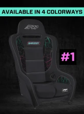 PRP Seats Shreddy Edition Podium Suspension Seat Cracked Black                                     - SHRDYA9101-05 - Image 11