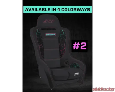 PRP Seats Shreddy Edition Podium Suspension Seat Cracked Black - SHRDYA9101-05