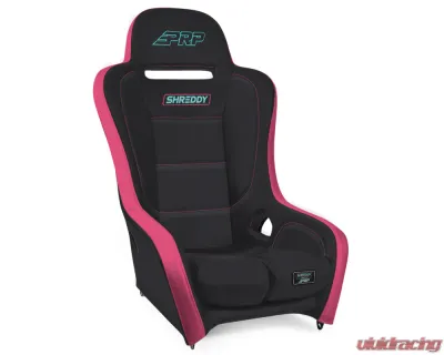 PRP Seats Shreddy Edition Podium Suspension Seat Black Pink and Teal - SHRDYA9101-08