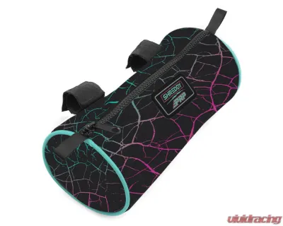 PRP Seats PRP Shreddy Front Door Bag w/ Knee Pad Pair Cracked and Teal Can-Am Maverick X3 - SHRDYE60-314