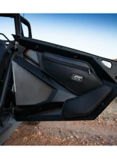 PRP Seats PRP Shreddy Front Door Bags w/ Knee Pad Pair Black and Pink Polaris RZR PRO XP PRO R Turbo R                                     - SHRDYE97-R - Image 4