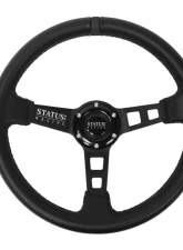 PRP Seats Deep Dish Leather Steering Wheel 13" Diameter Black                                     - SRG130 - Image 4