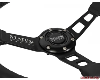 PRP Seats Deep Dish Leather Steering Wheel 13" Diameter Black - SRG130