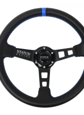 PRP Seats Deep Dish Leather Steering Wheel 13" Diameter Blue                                     - SRG131 - Image 4