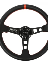 PRP Seats Deep Dish Leather Steering Wheel 13" Diameter Red                                     - SRG132 - Image 4