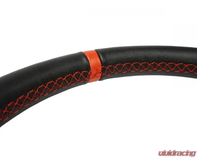 PRP Seats Deep Dish Leather Steering Wheel 13" Diameter Red - SRG132