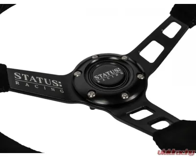 PRP Seats Deep Dish Suede Steering Wheel 13" Diameter Black - SRG140