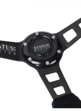 PRP Seats Deep Dish Suede Steering Wheel 13" Diameter Blue                                     - SRG141 - Image 2