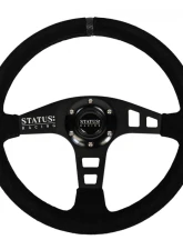 PRP Seats Flat Suede Steering Wheel 13" Diameter Black                                     - SRG150 - Image 4