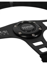 PRP Seats Flat Suede Steering Wheel 13" Diameter Black                                     - SRG150 - Image 2